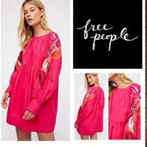 Free People Mini Obsessions Dress - Fuchsia